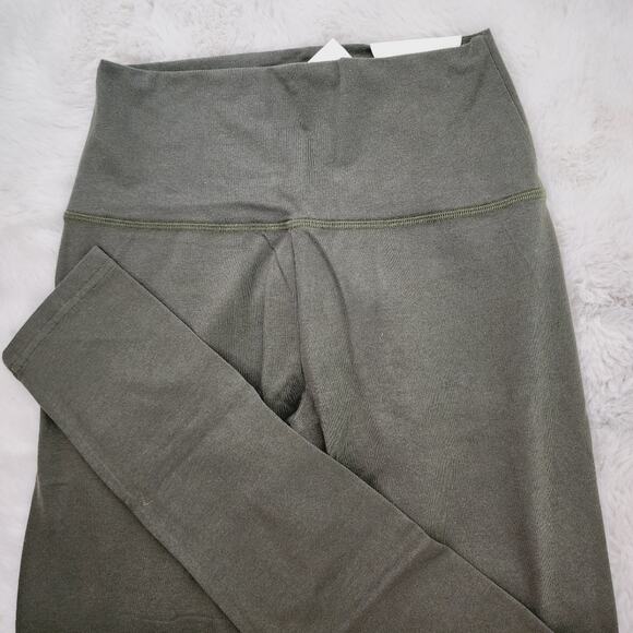 NEW Aerie Offline OG High Waisted Full Length Legging Green Women Medium Long - Picture 5 of 9